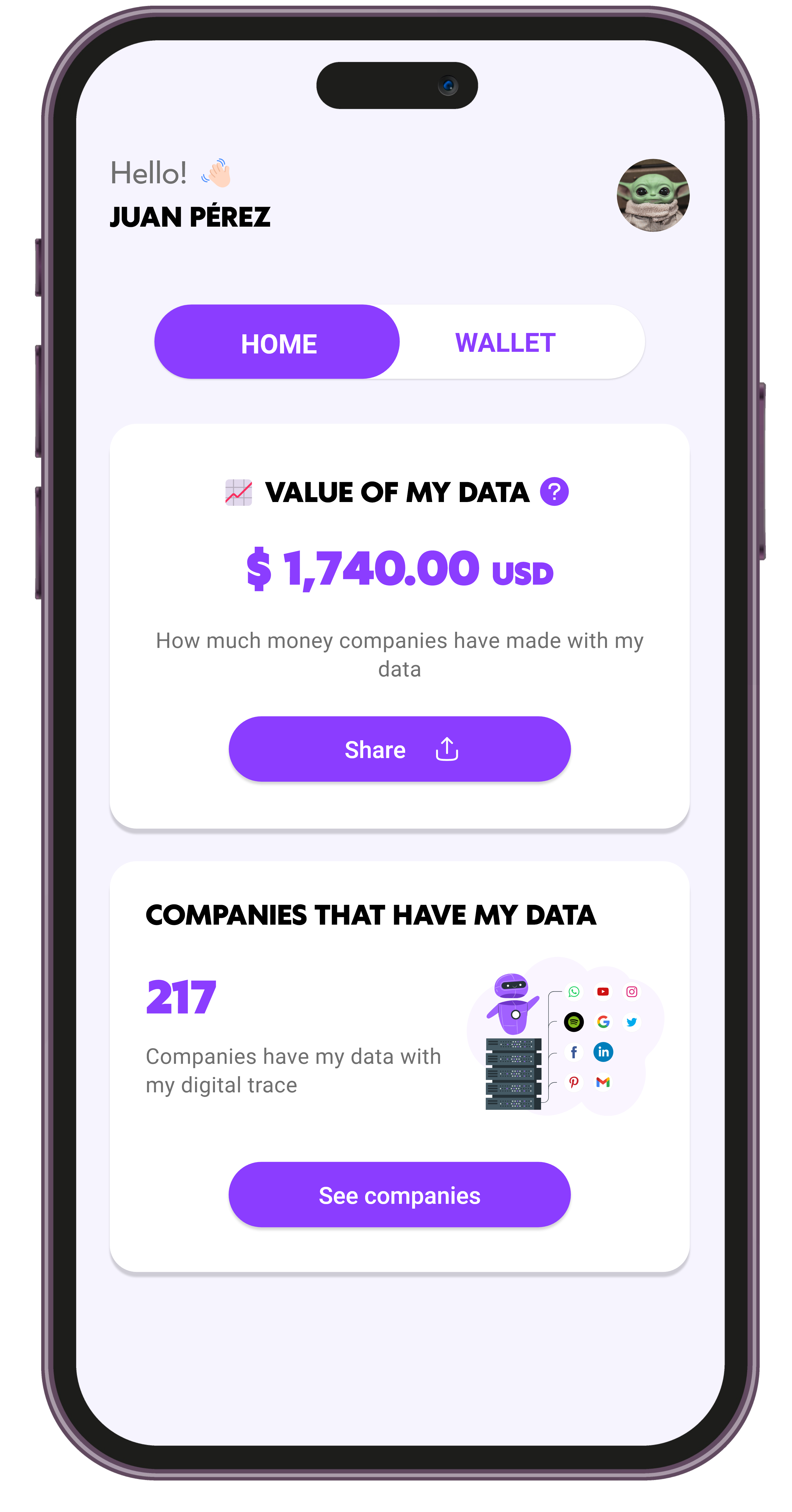 Value of your data